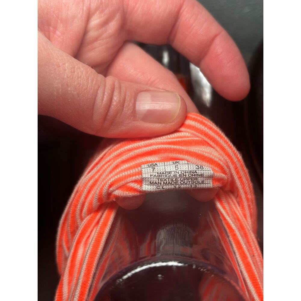 Sanuk Sandals Womens Size 7 Casual Yoga Sling 2 Comfort Pink Orange Fabric - Picture 6 of 7